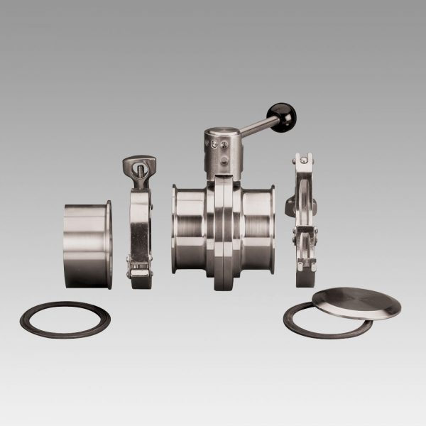 Butterfly Valve Sanitary Valves and Fittings